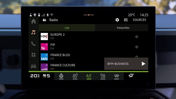 Nouveau Dacia Duster -  Radio et musique