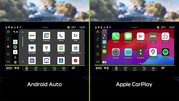 Nouveau Dacia Duster - Réplication smartphone Media Nav Live