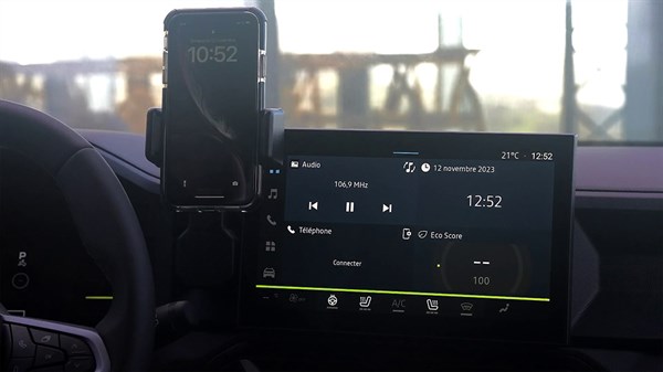 Nouveau Dacia Duster - Partage de connexion