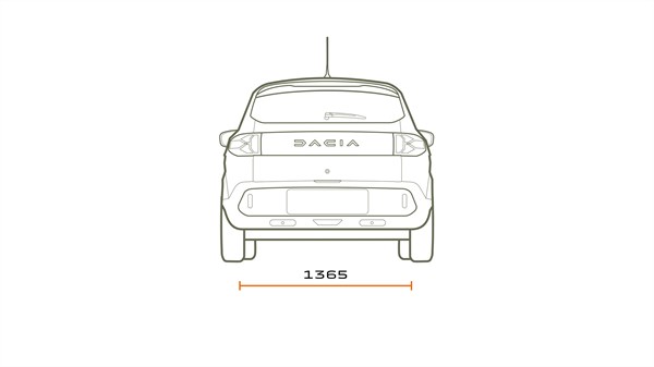 Dacia Spring - dimensions