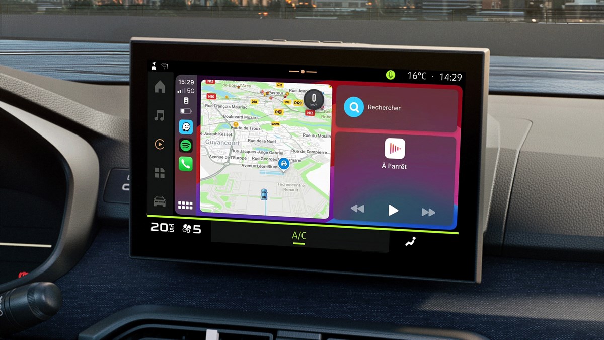 nouvelle gamme Dacia - Navigation connectée