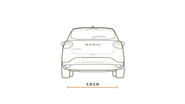 Dimensions - Dacia Sandero