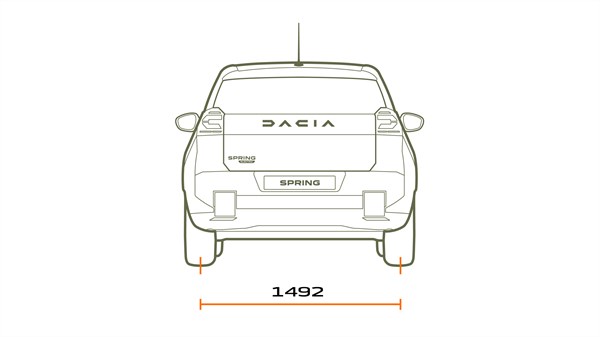 Dacia Spring - dimensions