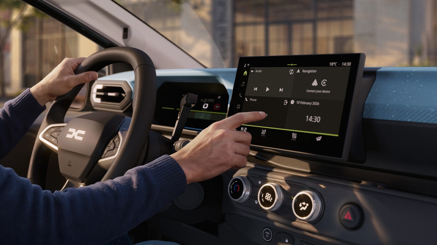 nouvelle Dacia Spring - connectivité