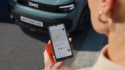 Dacia Spring - borne de recharge rapide